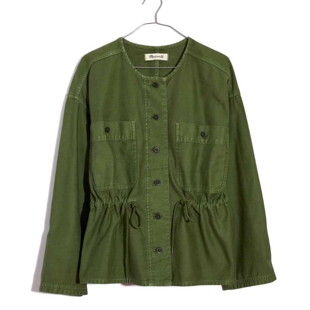 Madewell army green utility jacket size small - Picture 5 of 10